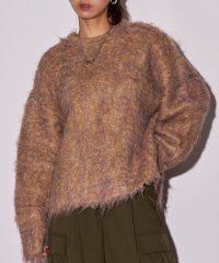 MAISON BREEZE reveur/メゾンブリーズレヴール MAISON BREEZE reveur ブークレ シャギー クルーネック プルオーバー トップス 長袖 DTK/507019947