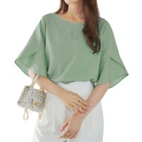 KOBE LETTUCE/コウベレタス KOBE LETTUCE ゆったりブラウス【チューリップスリーブ】［選べる2タイプ］ [C4474]/507020133