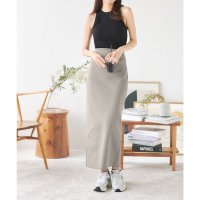 KOBE LETTUCE/コウベレタス KOBE LETTUCE 前後2wayフロントジップリブニットタイトスカート [M4059]/507020211
