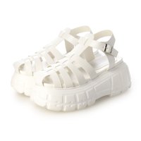Mafmof/マフモフ Mafmof Mafmof(マフモフ)8cm厚底プラットフォームグルカサンダル/507020245