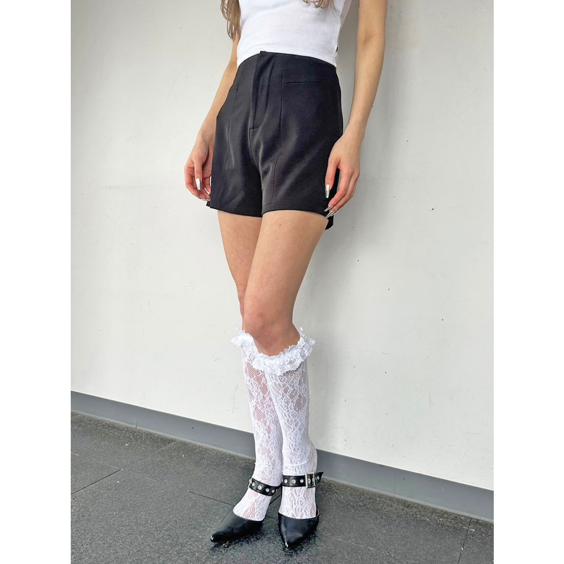EGOIST/エゴイスト 美脚パンツ★新品★定価8,925円 ウエストロゴワイドパンツ[品番：EO000006264]｜EGOIST