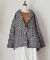 ARGO TOKYO/アルゴトウキョウ ARGO TOKYO Wool Blend Over Check Jacket 21122 ウールブレンドオーバーチェックジャケット/507020477