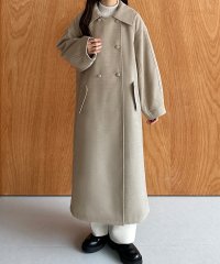 callautia/カラウティア callautia callautia ステンカラーロングコート/507021412