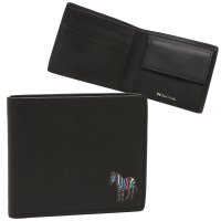 Paul Smith/ポールスミス Paul Smith 二つ折り財布 ブラック メンズ PAUL SMITH M2A6078 MZEBRA 79/507021495