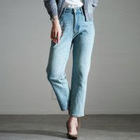 Sawa a la mode/サワアラモード Sawa a la mode 【低身長さんサイズ対応】トレンドに左右されないストレートデニムパンツ/507021951
