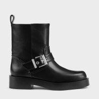 CHARLES & KEITH/バックルストラップ バイカーブーツ/507022053