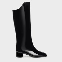 CHARLES & KEITH/イロンゲイティッド スクエアトゥロングブーツ/507022054
