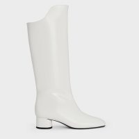 CHARLES & KEITH/イロンゲイティッド スクエアトゥロングブーツ/507022054