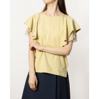 12Twelve Agenda/トゥエルブアジェンダ 12Twelve Agenda ラメチュールフリルスリットカットソープルオーバー/507022155