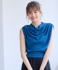 12Twelve Agenda/トゥエルブアジェンダ 12Twelve Agenda ドレープネックフレンチスリーブニットプルオーバー/507022158