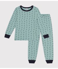 PETIT BATEAU/スウェット長袖パジャマ/507022411