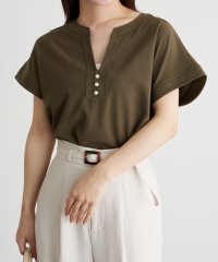 Ranan/ラナン RANAN ひんやり！スキッパーブラウス/505211295