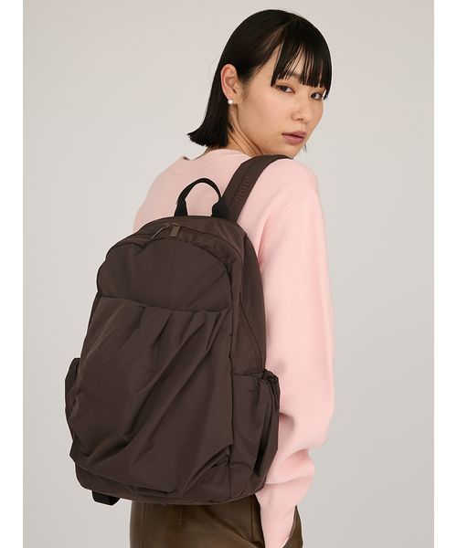 ONLINE限定カラー】eco 撥水ギャザーボディーバックパック