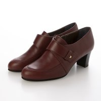 BARCLAY/【本革 / 日本製】 バークレー BARCLAY 太ヒール トラッドスタイル ブーティパンプス/506889761