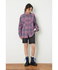 RODEO CROWNS WIDE BOWL/CHECK OVER シャツ/507024089