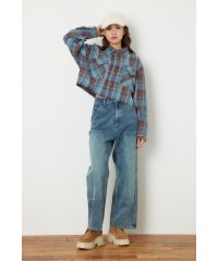 RODEO CROWNS WIDE BOWL/CHECK OVER シャツ/507024089