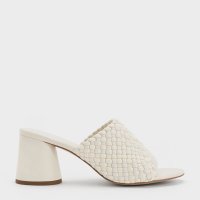 CHARLES & KEITH/【確認中】インターウーブン ブロックヒールミュール/507031690