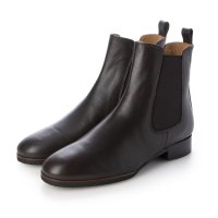 CHYPRE/シプレ CHYPRE フラット本革ラウンドトウマニッシュソフトサイドゴアブーツ/507031723
