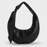 CHARLES & KEITH/Toni トニー ノットカーブホーボーバッグ/507031739