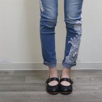 Kobe Oasis/コウベオアシス 神戸オアシス 【日本製】本革4E幅広ベルト癒し系パンプス/507031773