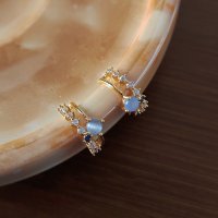 Noelmarket/ノエルマーケット Noelmarket ピアス 金属アレルギー対応 ダイヤ フープピアス つけっぱなし 18k 仕事 人気 上品 ゴールド 誕生日 プレゼント/507032256