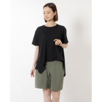 DANSKIN/ダンスキン DANSKIN レディース フィットネス 半袖Tシャツ ASYMMETRY FLARE TEE DC724105/507032326