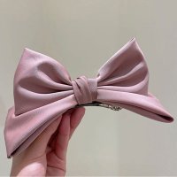 REAL STYLE/リアルスタイル REAL STYLE バレッタ レディース 大きめ リボン サテン ヘアアクセサリー ヘアクリップ 上品 きれいめ 可愛い 卒業式 入学式 結婚/507032534