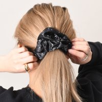 REAL STYLE/リアルスタイル REAL STYLE シュシュ 大きめ ドット柄 水玉 サテン レディース ヘアゴム ヘアアクセサリー まとめ髪 髪留め ヘアアレンジ 韓国 髪/507032535