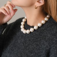 REAL STYLE/リアルスタイル REAL STYLE ネックレス レディース フェイクパール アクセサリー ジュエリー ビッグ モチーフ 上品 おしゃれ エレガント 高見え プ/507032542