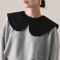 REAL STYLE/リアルスタイル REAL STYLE つけ襟 付け襟 つけえり スカーフタイ風 ビッグカラー リボン レディース 無地 レイヤード風 重ね着風 2way 可愛い/507032655