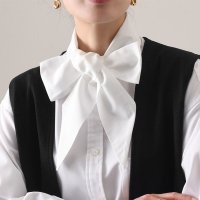 REAL STYLE/リアルスタイル REAL STYLE リボンタイ リボンだけ スカーフタイ シンプル りぼん 太め 付け襟 レディース ブラウス シャツ かわいい 上品 レトロ/507032656