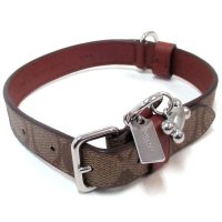 COACH/コーチ COACH コーチ 犬の首輪 COACH アウトレット シグネチャー スモール ペット 中型犬 ドッグカラー ペット用品 CH146 SVBDX M【返/507032738