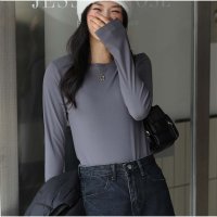 And Kawaii/アンドカワイイ And Kawaii ロンT Tシャツ 着やせ 長袖プルオーバー 無地 韓国ファッション/507033114