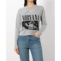 And Kawaii/アンドカワイイ And Kawaii 長袖Tシャツ ロゴプリント ショート丈Tシャツ レディース/507033136