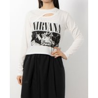 And Kawaii/アンドカワイイ And Kawaii 長袖Tシャツ ロゴプリント ショート丈Tシャツ レディース/507033136