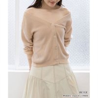 RANDA/ランダ RANDA バックノットデザインカーデ/507033419