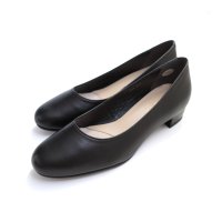 pointer/【本革】 パンプス 美脚 ラウンドトゥ 日本製 本革 レディース 3cmヒール 歩きやすい 痛くない 黒 靴 PO－PTN250/507033509
