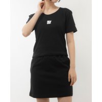 NEW ERA/ニューエラ NEW ERA レディース 半袖Tシャツ WS SS CT MIT SQ LOGO BLK WHI 14121821/507033604