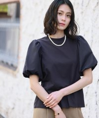 ELFRANK/エルフランク ELFRANK 異素材ドッキングバルーンスリーブカットソー【洗える】/507033626