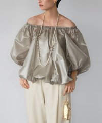 ELFRANK/エルフランク ELFRANK 2WAY裾バルーンオフショルダーシアーブラウス【洗える】/507033639