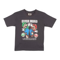 FINE PLUS/ファインプラス FINE PLUS ジュニア 半袖Tシャツ マリオ KIDS キノコワッペン Tシャツ 22863190/507033735