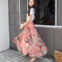 Private Beach/プライベートビーチ privatebeach 花柄シフォンスカート/507033988