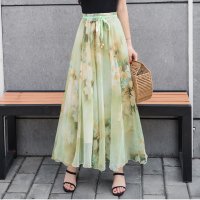 Private Beach/プライベートビーチ privatebeach 花柄シフォンスカート/507033988