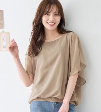 Alotta/【接触冷感】カットソー裏地付ドルマンブラウス/507034493