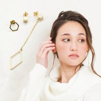 aquagarage/アクアガレージ aquagarage ★多角形スタッドピアス/507034626