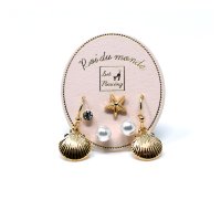 aquagarage/アクアガレージ aquagarage ★シーモチーフドロップセットピアス/507034627