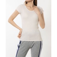 HADAGOKORO/ハダゴコロ 肌ごころ 【 肌ごころ 】アズ as 日本製綿混パイル調フレンチ袖インナー/507034805