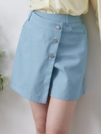 RETRO GIRL/レトロガール RETRO GIRL デニムラップミニスカパン/507035077