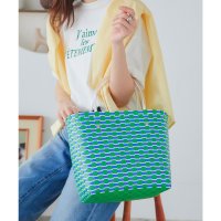 KOBE LETTUCE/コウベレタス KOBE LETTUCE テープ編み込みバッグ [B1566]/507035363