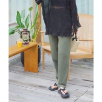 KOBE LETTUCE/コウベレタス KOBE LETTUCE【 接触冷感・UVカット・吸水速乾 】ウエストタックストレートパンツ【トール】 [S195]/507035577